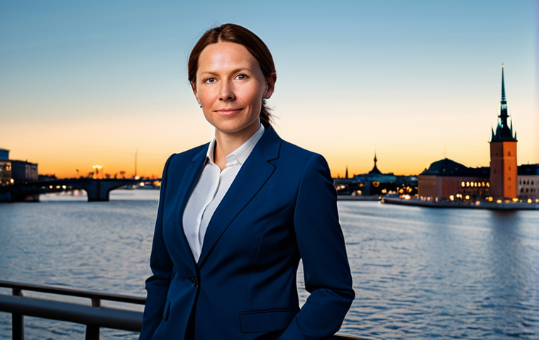 프랑스어 프랑스어 자격증 활용법 - **

"A professional businesswoman in a modest, dark blue business suit, standing confidently in fron...